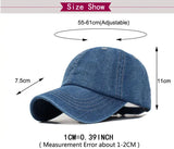 Aidase Washed Denim Jeans Men Baseball Cap Women Snapback Hats Caps For Men Falt Bone Gorras Casquette Solid Male Dad Baseball Hat Cap aidase-shop