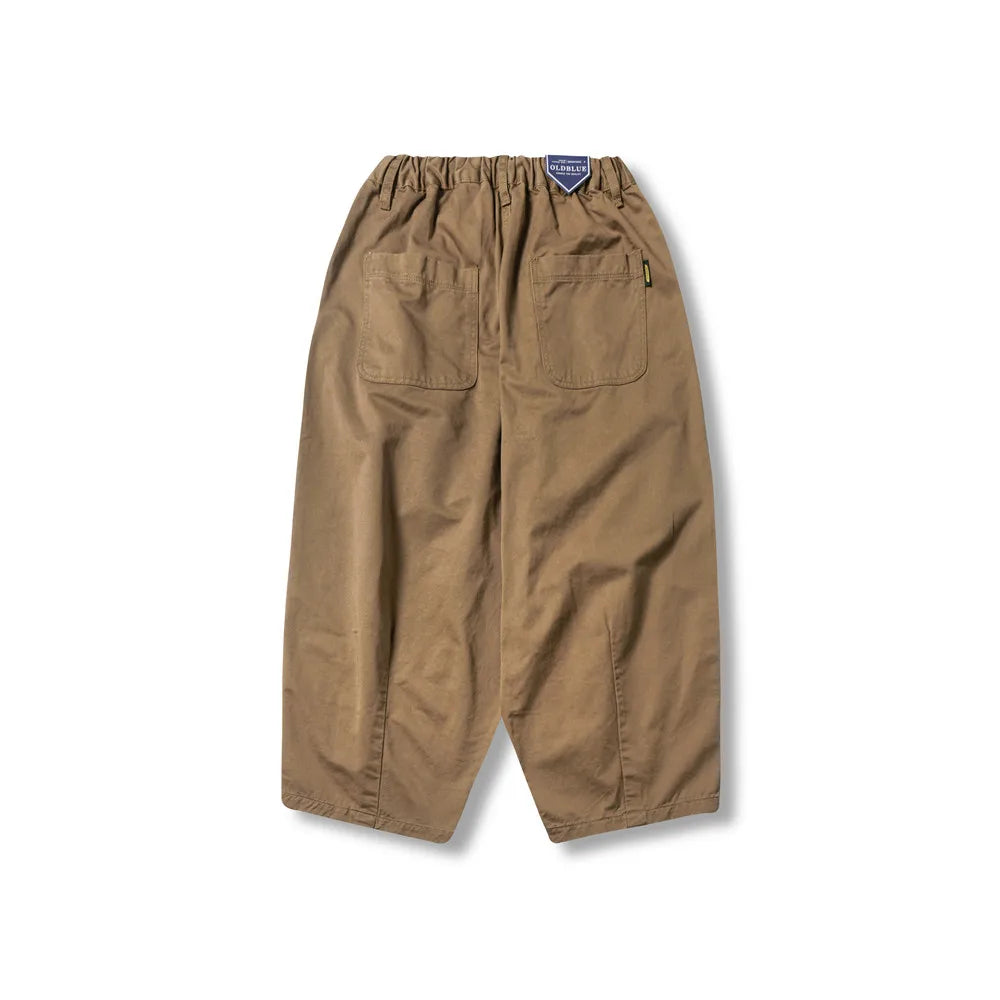 Aidase Solid Color Wide Leg Pants Mens Pleated Elastic Waist  Casual Pants Amekaji Loose Trousers Men aidase-shop