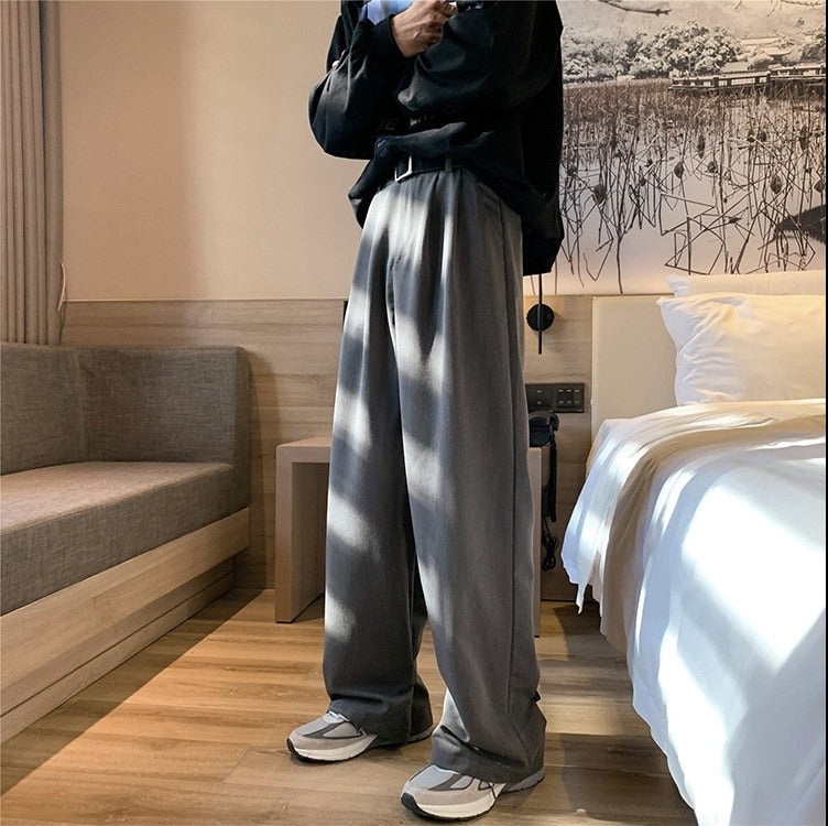 Aidase  Men Overalls Wide Legs Streetwear Baggy Pants  Spring Mens Black Harajuku Sweatpants Male Casual Harem Joggers 5XL aidase-shop