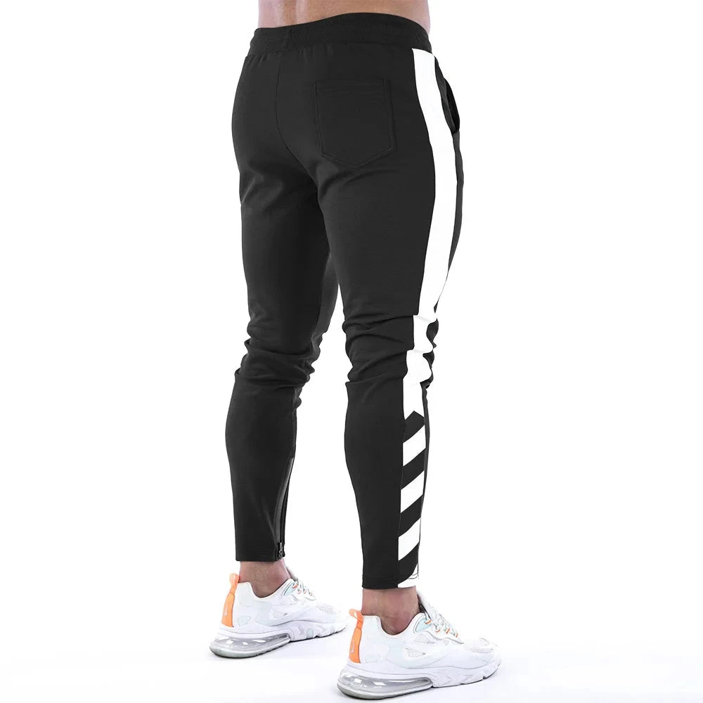 AIDASE  -  Men Joggers Casual Pants Fitness Men Sportswear Tracksuit Bottoms Skinny Sweatpants Trousers Black Gyms Jogger Track Pants aidase-shop