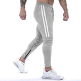 AIDASE  -  Gym Skinny Jogger Pants Men Running Sweatpants Fitness Bodybuilding Sports Pants Zip pocket Male Cotton Jogging Trousers men aidase-shop