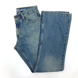 Aidase Boot Cut Denim Men Jeans Distressed Old Heavy Washed Pants for Youth Retro Amekaji American Style Loose Male Full Long Trousers aidase-shop