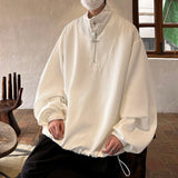 AIDASE  -  Trend Men Sweatshirt  Metal Zipper Decoration Long Sleeve Stand Collar Solid Color Male Jacket Coats 2025 New Tide 21E6616