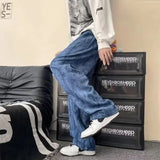 Aidase Pocket Straight Loose Baggy Casual Pants Man Autumn Winter Corduroy Trousers For Men Wide Y2k Spandex Xxxl High Quality Cotton aidase-shop