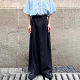 AIDASE  -  Mens Suit Pants Adjustable Waist 3d Pleated Casual Pants Streetwear Fashion Niche Retro Wide-Leg Pants Men'S Clothing 2025 New aidase-shop