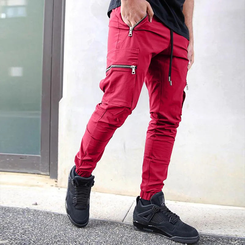 Aidase Casual Cargo Pants Men Hip Hop Streetwear Jogger Pant Fashion Trousers Multi-Pocket Casual Joggers Sweatpants Men Pants aidase-shop