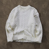 AIDASE  -  Men's clothing Winter Top Men's Rollneck Chunky Cable Sweater Vintage Base Knitted Sweater Casual Keep Warm Jumpers ropa hombre aidase-shop