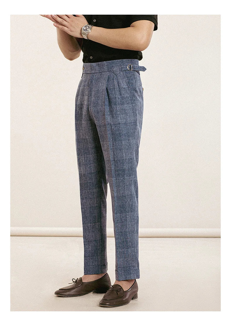 Fall Fashion Trousers Pant For Man Office Trouser Men Business Casual Pant British Social Club Outfits Pantalones Hombre aidase-shop