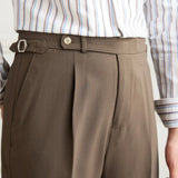 Aidase British Style Suit Pant Men Formal Wear Men Dress Pant Business Office Trouser Men Solid Color Pants High Quality Men Dress Pant aidase-shop