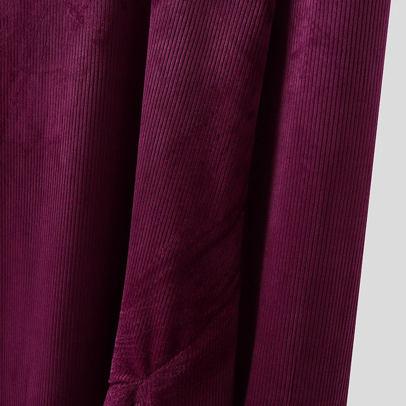 AIDASE  -  Men Irregular T Shirt Solid Color V Neck Short Sleeve Long Style Tee Tops Streetwear 2025 Fashion Casual Men Clothing aidase-shop