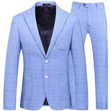 Aidase Fashion New Men Leisure Boutique Business Plaid Striped Suit Vest Pants 3 Pcs Set Casual Dress Blazers Jacket Coat Trosers aidase-shop