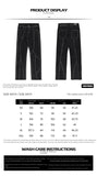Aidase New Factor American High Street Washed Jeans Black Slight Rao Fashion Casual Design Pants aidase-shop