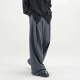 AIDASE  -  New Suit Pants Mens Dress Pants Loose Oversized  Wide Leg Pants Summer Casual Straight Retro Mopping Trousers Formal Trousers aidase-shop
