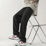 Aidase Men's Pants Retro Ankle Length Casual Cotton Pant Male Elastic Waist Loose Pant Man aidase-shop