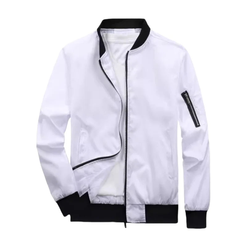 AIDASE  -  Sports Windbreaker Zip Up Coat with Pockets Clothing Spring Autumn Men's Bomber Jacket Casual Lightweight Jacket For Men aidase-shop