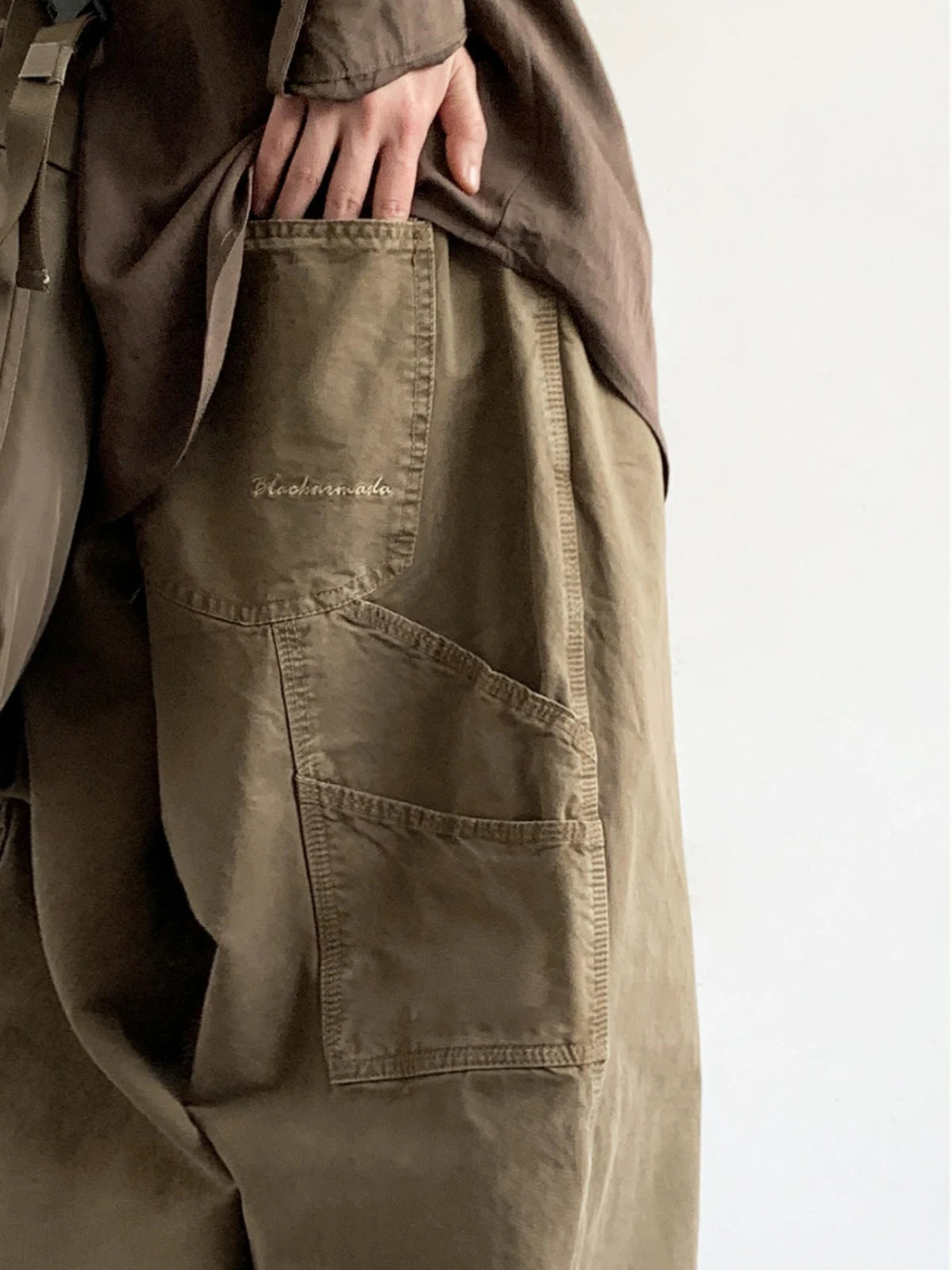 Aidase men's winter outfits Korean Fashion Baggy Pants For Men Women Streetwear Hip Hop Trousers Japanese Harajuku Loose Multi-Pocket Casual Cargo Pants aidase-shop
