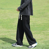 AIDASE  -  Linen Pants Men's Casual Pants Summer Thin Trendy Brand Loose Versatile Sport Straight-leg Cargo Pants aidase-shop