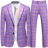 Aidase Fashion New Men Leisure Boutique Business Plaid Striped Suit Vest Pants 3 Pcs Set Casual Dress Blazers Jacket Coat Trosers aidase-shop