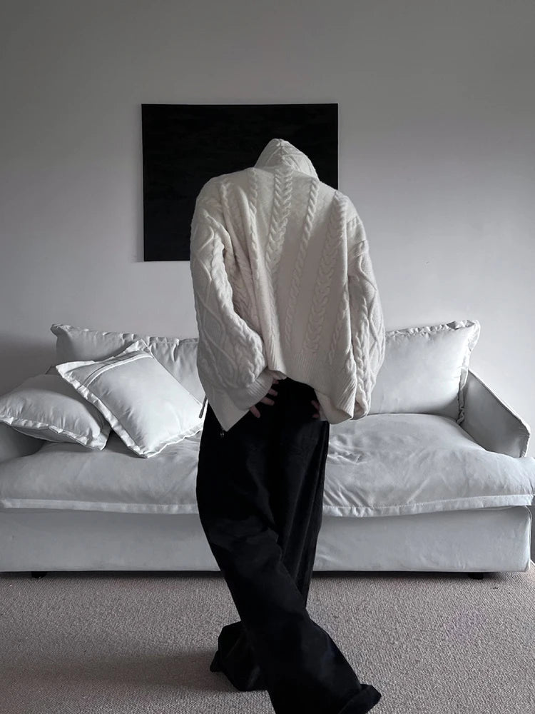 AIDASE  -  Zip Up Hoodie Men Streetwear Harajuku knit Oversized Jacket Hood Shirt Punk Gothic Y2K Clothes Sweatshirt sudaderas para hombres aidase-shop