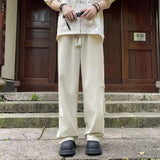 AIDASE  -  Retro-style Fashionable Chinese Casual Men's Summer Loose Straight-leg High-end Drape Wide-leg Pants aidase-shop