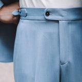 Aidase High Quality Trousers Pant For Man Office Trouser Men Blue Business Casual Pant British Social Club Outfits Pantalones Hombre aidase-shop