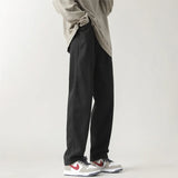 Aidase Men's Pants Retro Ankle Length Casual Cotton Pant Male Elastic Waist Loose Pant Man aidase-shop