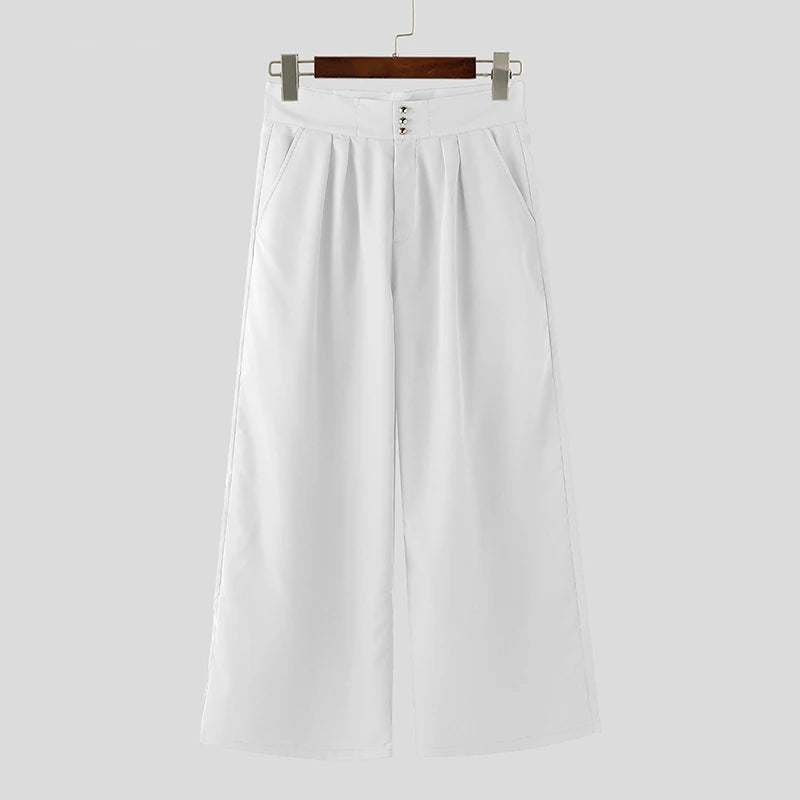 AIDASE  -  Men Long Pants Casual Wide Leg Pants Summer Spring Bottoms Long Trousers Men's Clothing Oversize Loose Streetwear S-5XL aidase-shop