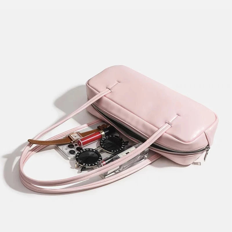 AIDASE  -  Korean Casual Pillow Bags For Women Luxury Designer Handbags And Purses 2024 New In PU Star Scarves Decoration Underarm Shoulder aidase-shop