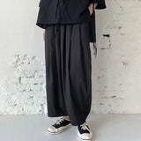 Aidase New Japanese Straight Pants For Men Street Loose All-match Carrot Pantalones Casual Trousers Neutral Nine-point Wide-leg Pants aidase-shop