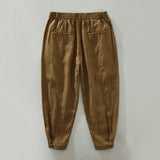 Aidase 100% Linen Light Breathable Pants for Men Summer Thin Tapered Straight Trousers 24ss Y2k Youth Male Casual Pants Loose Jogger aidase-shop