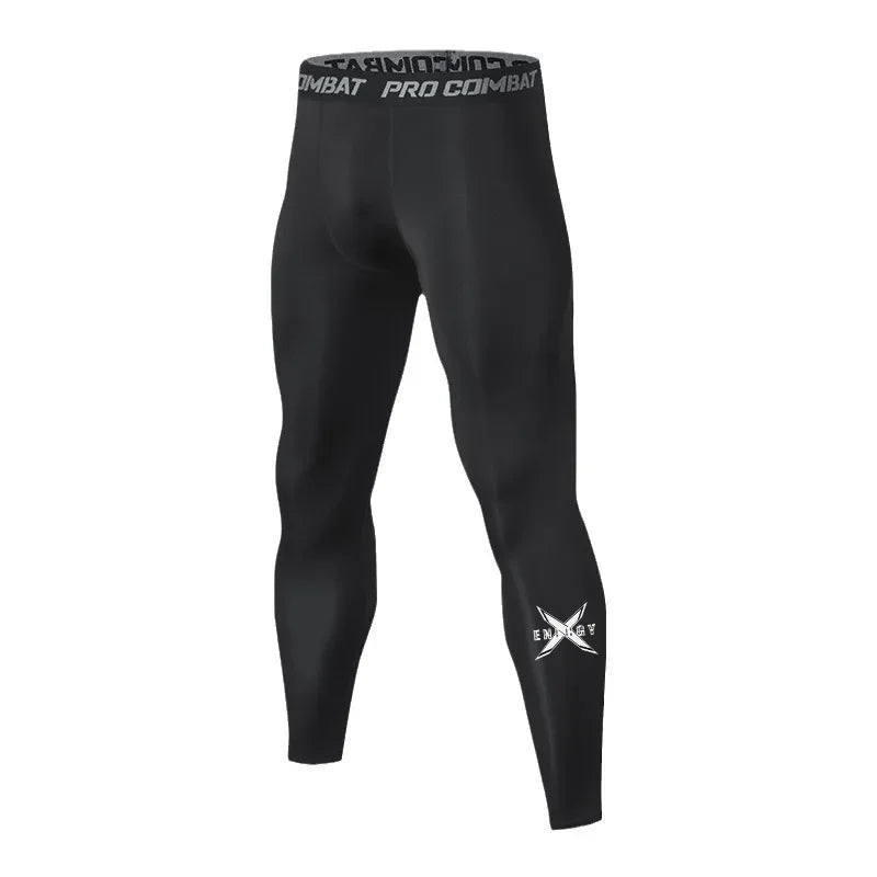 Aidase Men's Compression Leggings Sports Base Layer Running Workout Basketball Athletic Gym Tights Pants aidase-shop