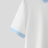 AIDASE  -  Men Shirt Patchwork Lapel Zipper Short Sleeve Summer Male Tops Streetwear Shirts 2025 Fashion Casual Men Clothing S-5XL aidase-shop