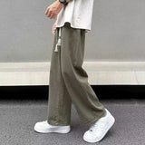AIDASE  -  Linen Pants Men's Casual Pants Summer Thin Trendy Brand Loose Versatile Sport Straight-leg Cargo Pants aidase-shop