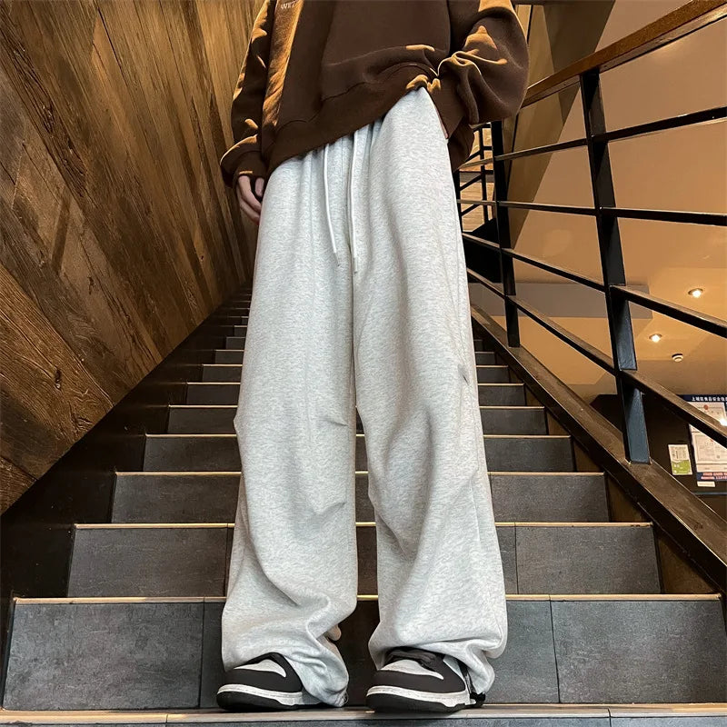 Aidase Gray Sweatpants Parachute for Men Autumn Baggy Sports Pants Trousers Male Joggers Streetwear Sportswear Outdoor Casual