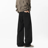 AIDASE  -  American Men's Autumn Trendy Brand Spliced Wide-leg Sports Sweatpants Retro Versatile Straight Casual Pants aidase-shop