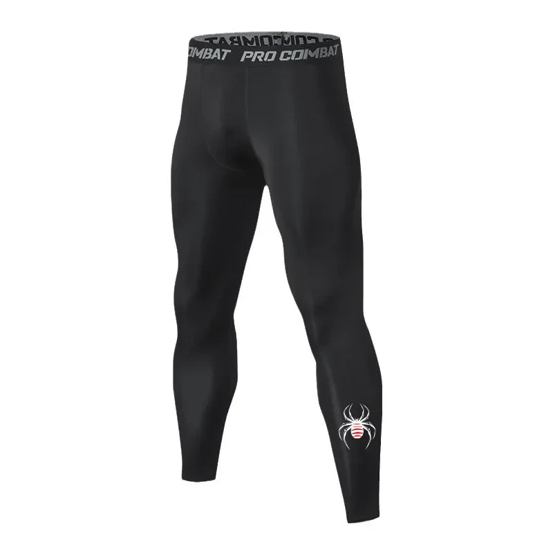 Aidase Men's Compression Leggings Sports Base Layer Running Workout Basketball Athletic Gym Tights Pants aidase-shop