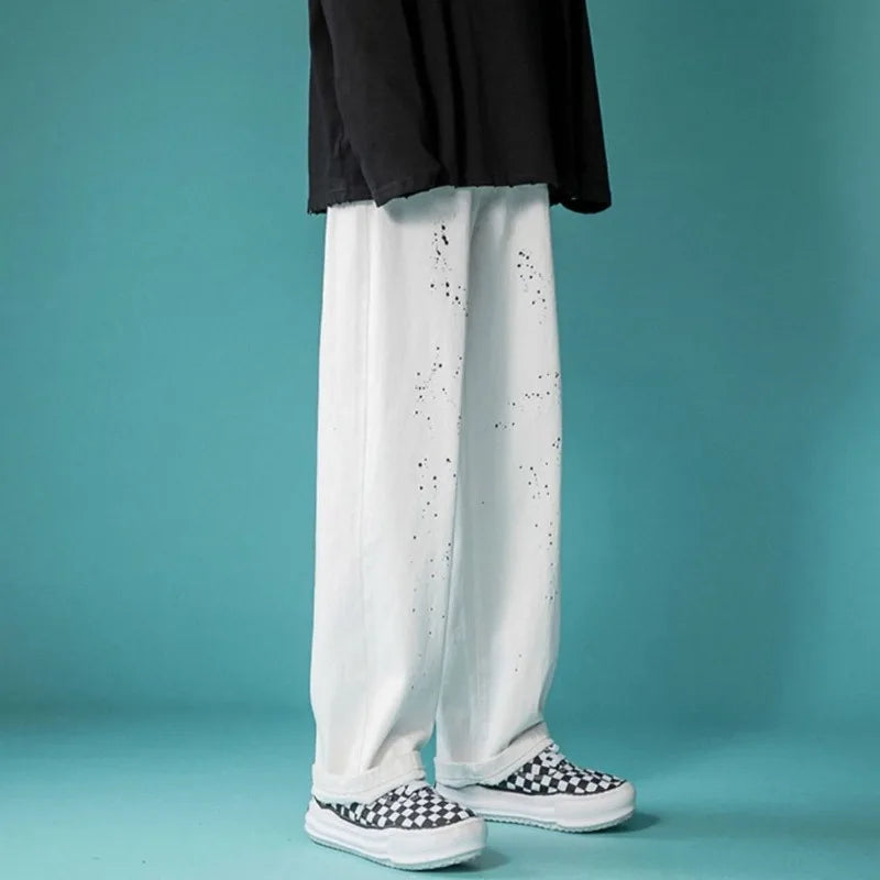 AIDASE  -  Men's Clothing Spring Summer New Arrival Fashionable Casual Versatile Loose Fit Slim Straight Leg Long Pants Comfortable aidase-shop