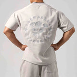 AIDASE  -  Fashionable Florals Embroidery Pullover Tops For Men Daily Leisure Short Sleeve O Neck Tee 2025 Summer Casual Mens Slim T-shirts aidase-shop