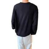 AIDASE  -  Long-sleeved T-shirt Men's 2025 Spring and Autumn New Lazy Style Fur Coated Inner Bottoming Shirt Loose Top aidase-shop