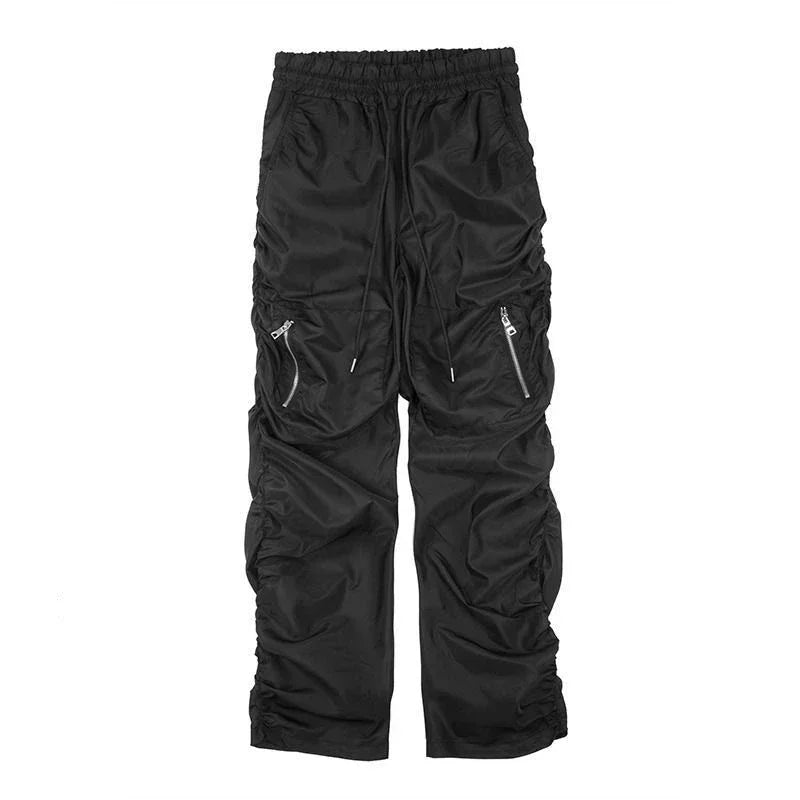 Aidase Cargo Pants for Men Trousers Man Black Grey Stacked Hip Hop Nylon Fashion Aesthetic Designer Oversize Korean Style Baggy Cotton aidase-shop