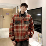 AIDASE  -  New Male Jacket Coats PU Leather Patchwork Lapel Zipper Casual Trendy Menswear Niche Design Handsome Men Tops 21E6679 aidase-shop