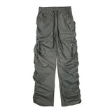 Aidase Cargo Pants for Men Trousers Man Black Grey Stacked Hip Hop Nylon Fashion Aesthetic Designer Oversize Korean Style Baggy Cotton aidase-shop