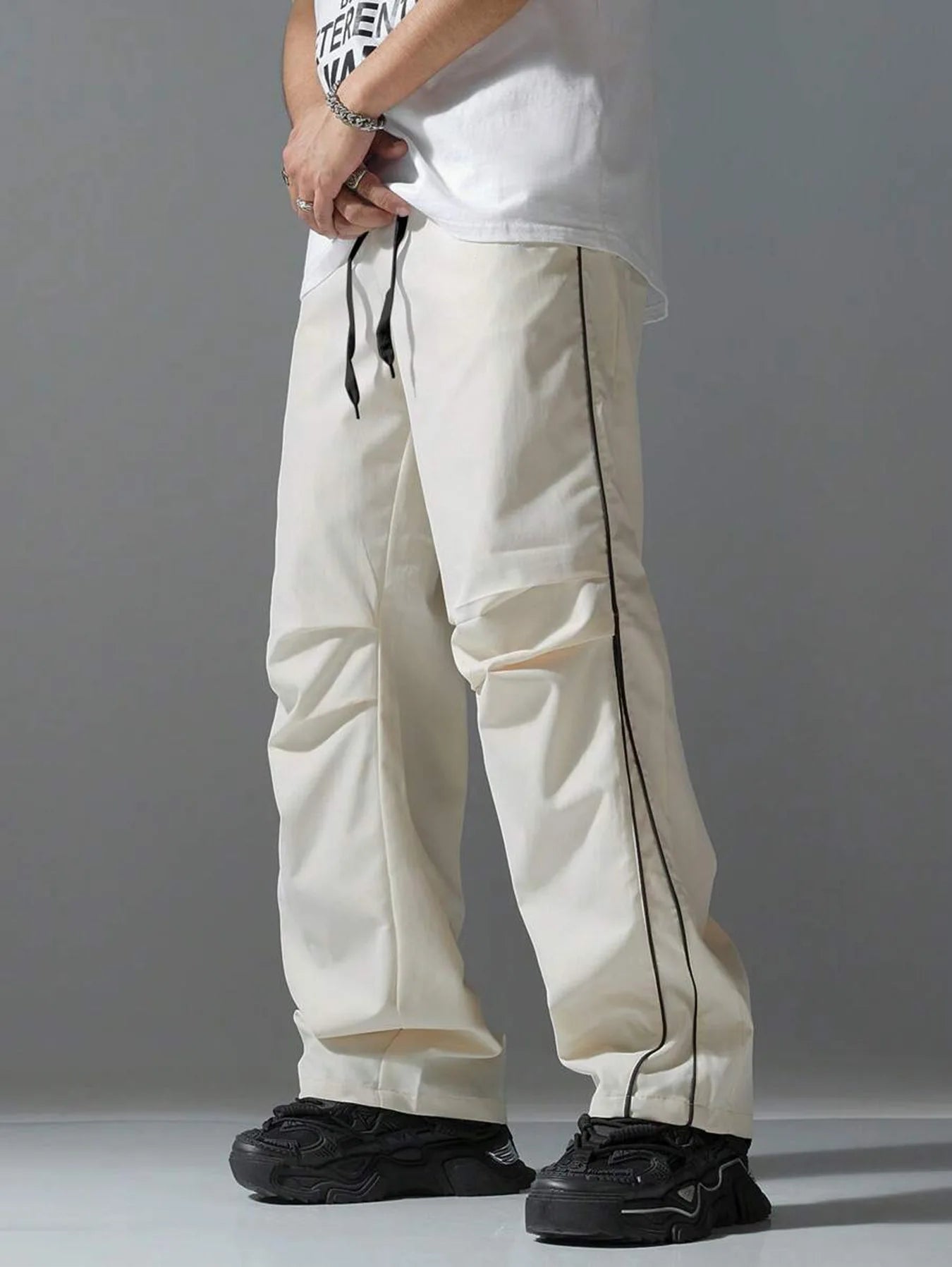 AIDASE  -  Spring Summer American Street Retro Men Loose Straight Casual Pants aidase-shop