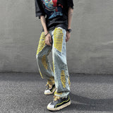 Aidase High Streetwear Mens Jeans Pants Ripped Loose Fashion Denim Hip Hop Harajuku Trousers aidase-shop