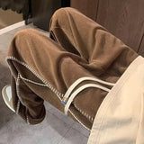 AIDASE  -  Men's Spring Autumn Straight-Leg Trendy American Casual Pants aidase-shop