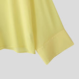 AIDASE  -  Men T Shirt Solid Color V Neck Long Sleeve Loose Casual Male Tee Tops 2025 Streetwear Translucent Fashion Men Clothing aidase-shop