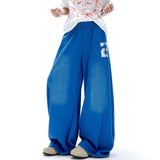 AIDASE  -  Summer New Male Washed Sweatpants Fashion Drawstring Straight-leg Design Simple Casual Men Trousers Menswear Tide 21E6603 aidase-shop