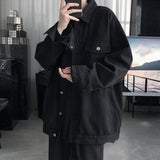 Aidase Mens Jeans Jackets And Coats Single Breasted Korean Version Slim Fit Denim Outwear M-3XL aidase-shop