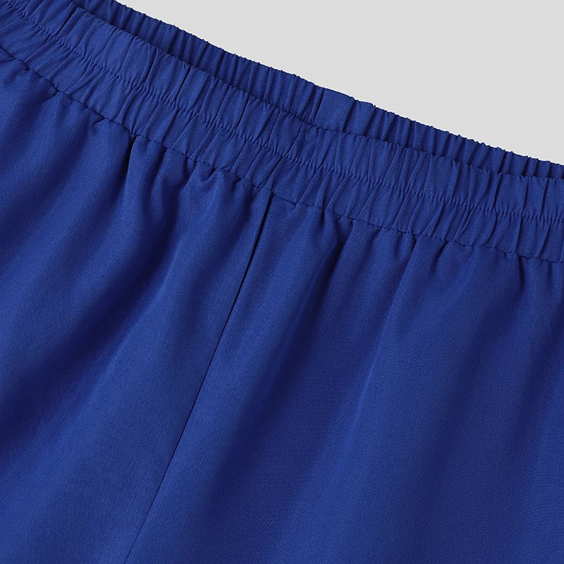 AIDASE  -  Men Pants Patchwork Elastic Waist Loose Joggers Casual Trousers Men Pockets Streetwear 2025 Fashion Cargo Pants S-5XL aidase-shop