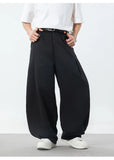 AIDASE  -  Men's Spring Summer New Pleated Design Curved Pants aidase-shop